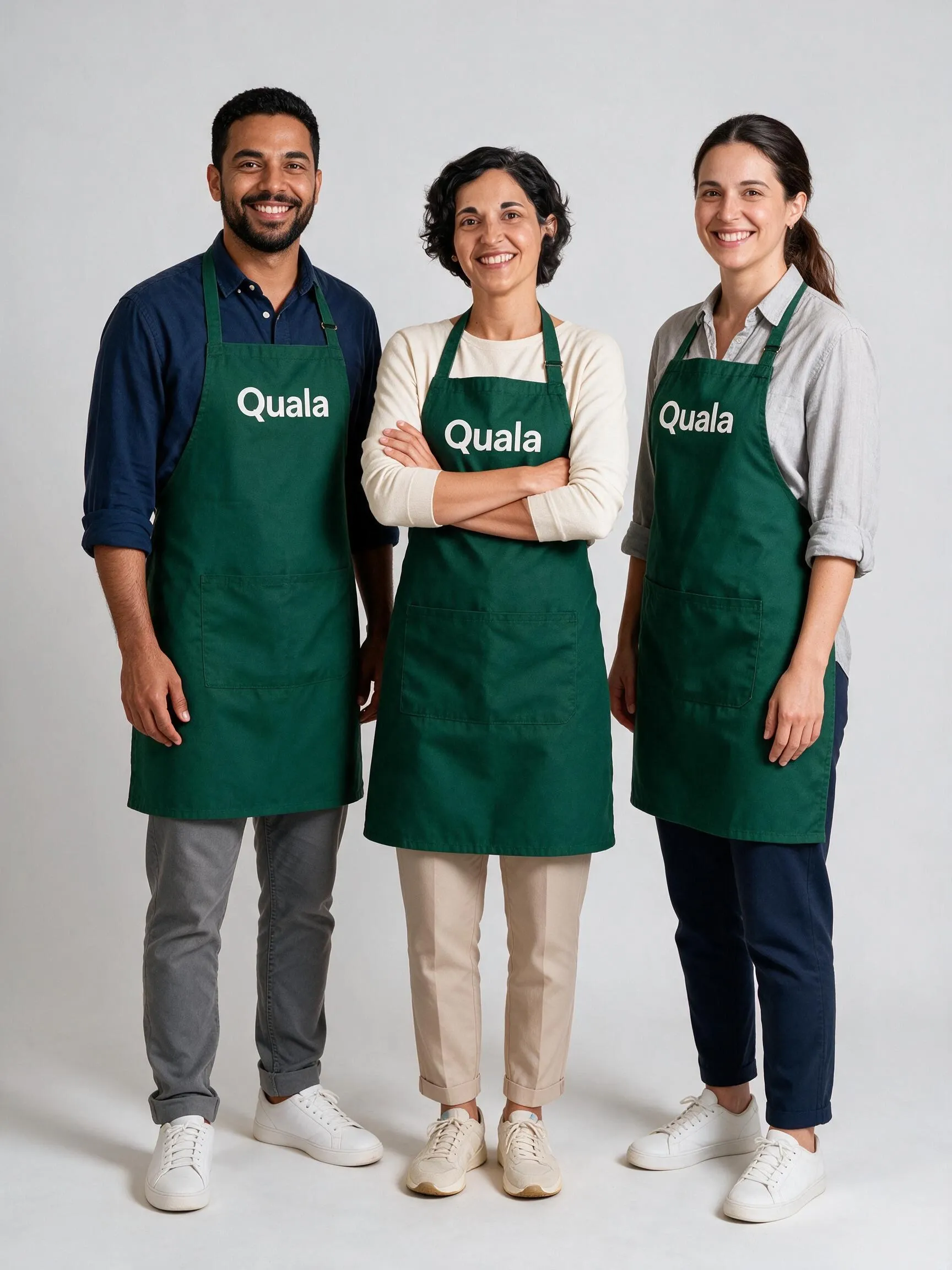 Membros da comunidade Quala